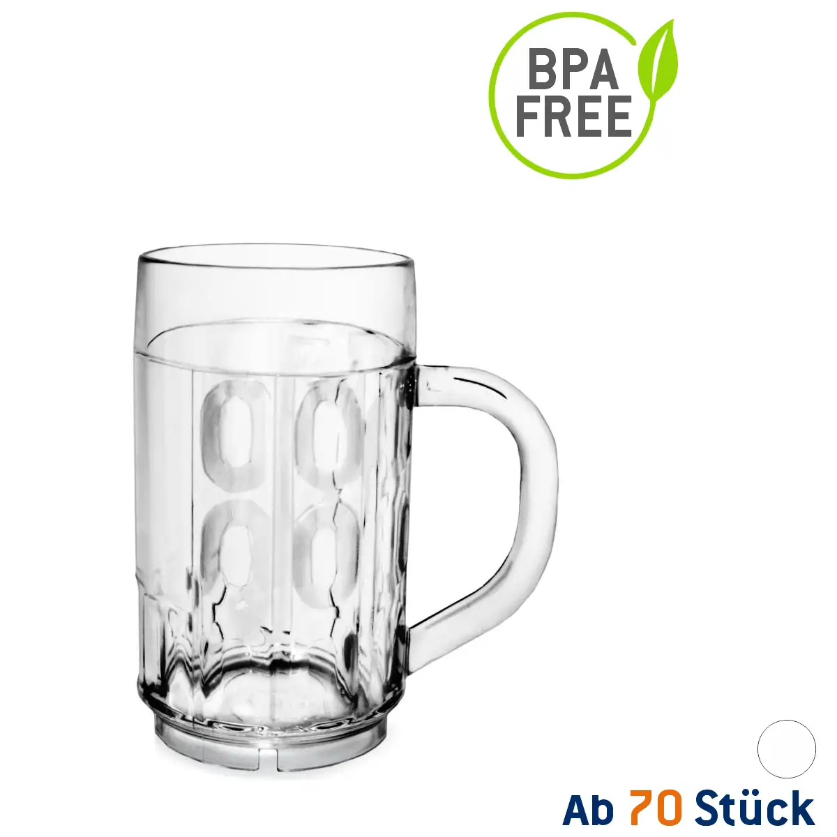 Mehrweg-Bierkrug Prosit Druck: ohne Druck
